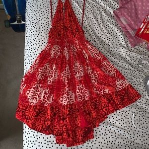 FREE PEOPLE RED DRESS